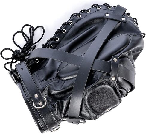 Unleash Your Style: Reinforced Black Soft PU Head Hood for Headgear Lovers in Saudi Arabia