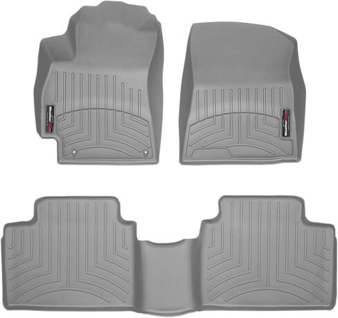 WeatherTech Custom Fit FloorLiners for Hyundai Elantra N, Elantra - 1st & 2nd Row (441652-1-2), Black in Saudi Arabia