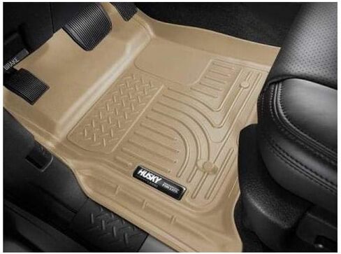 Husky Liners Weatherbeater Floor Mats | Fits 2002-2008 Dodge Ram 1500 Quad CAB ONLY; 2003-2009 Ram 2500/3500 Crew CAB ONLY | 2nd Row, 1-pc Black - 19011 in Saudi Arabia