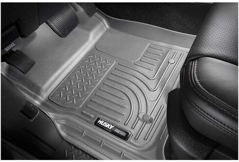 Husky Liners Weatherbeater Floor Mats | Fits 2002-2008 Dodge Ram 1500 Quad CAB ONLY; 2003-2009 Ram 2500/3500 Crew CAB ONLY | 2nd Row, 1-pc Black - 19011 in Saudi Arabia