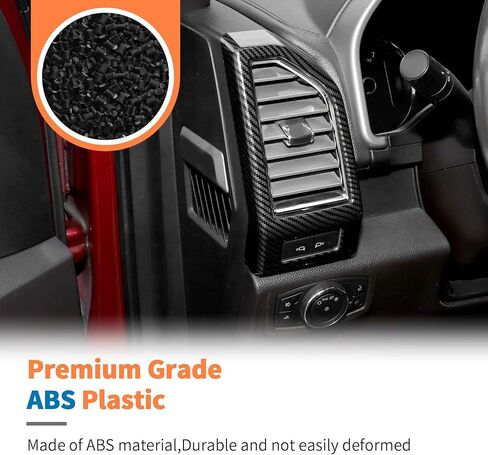 JeCar 9pcs Set Carbon Fiber Interior Trim Kit for Ford F150 2015-2020 Interior Accessories in Saudi Arabia