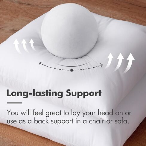 MIULEE 12x20 وسادة إدراج مجموعة من 2، مستطيلة وسادة رمي الزخرفية قسط رقيق قطني وسادة أشكال حشو لغرفة المعيشة أريكة سرير الأريكة in Kuwait