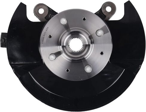 PAROD 698495 Front Left Steering Knuckle Assembly Wheel Hub Bearing Fit for 2003 2004 2005 Honda Civic, Driver Side, 1.7L L4 in Saudi Arabia