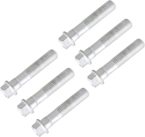 labwork 1 Pair 6 Pack Wheel Hub Mounting Bolts Kit Front Wheel Hub Bolt 917-517 Replacement for Chevy Replacement for Hummer in Saudi Arabia