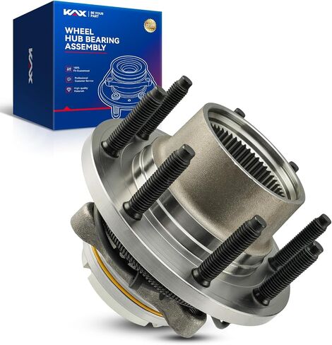 مجموعة محور العجلة الأمامية KAX 515020 متوافقة مع Ford F-250 Super Duty 1999-2004، Ford F-350 Super Duty 1999-2004، Ford Excursion 2000-2002، قطعة واحدة تحمل عجلة 8 عروات مع ABS in Saudi Arabia