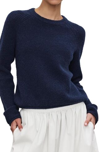 VELVET BY GRAHAM & SPENCER Women's Gigi Cozy Knits Sweater, Ink in Saudi Arabia