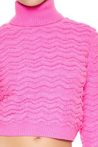 Forever 21 Women's Turtleneck Cropped Sweater in Saudi Arabia