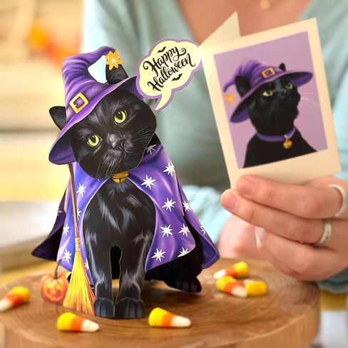 Freshcut Paper Pop Up Cards, 15 Inch Halloween Haunted House 3D Popup Greeting Cards, Halloween Gifts, Birthday Gift Cards, Note Card & Envelope, Haunted House in Saudi Arabia