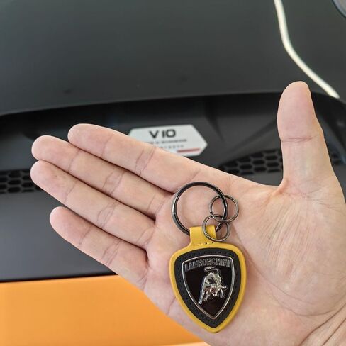 Car Key Chain for Lamborghini Urus/Huracan/Aventador KeyRings Key Holder Key Cover Men Women Gift Key Fob Accessories,A-A in Saudi Arabia