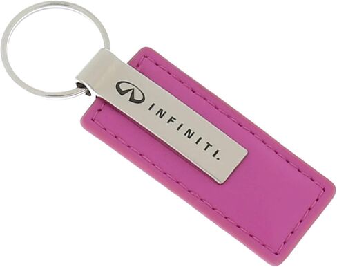 AU-TOMOTIVE GOLD Rectangular Leather Key Chain for Infiniti (Pink) in Saudi Arabia
