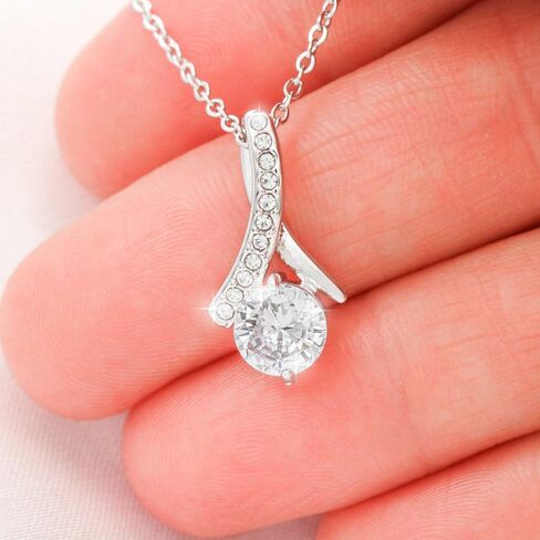 Daughter in Law Gifts, Welcome to the Family Present, To Our Daughter-In-Law Necklace, Gift for Daughter-In-Law On Wedding Day, Present from Mother in Law to Bride or Son's Fiancee, Daughter-in-Law Jewelry for Bridal Shower, Engagement, Birthday, Thanksgi in Saudi Arabia