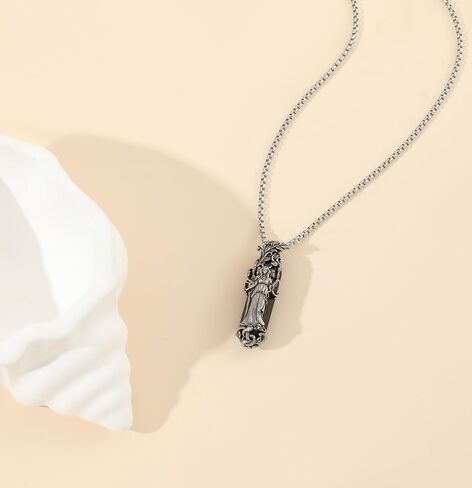 Hecate Pendant Necklace,Wicca Wiccan Hekate Moon Goddess Pagan Amulet Jewelry for Women in Kuwait