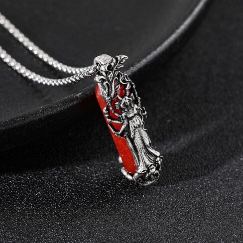 Hecate Pendant Necklace,Wicca Wiccan Hekate Moon Goddess Pagan Amulet Jewelry for Women in Saudi Arabia