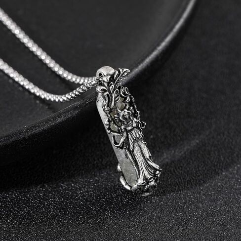Hecate Pendant Necklace,Wicca Wiccan Hekate Moon Goddess Pagan Amulet Jewelry for Women in Kuwait