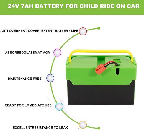 24V 7Ah Battery for Best Car Ride on Cars Thunder UTV & for 24 Volt 2 Seater Ride On for Dump Truck in Saudi Arabia