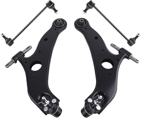 maXpeedingrods 10Pc Suspension Kit for Toyota Sienna 2004-2010, 2 Front Lower Control Arm with Ball Joint 2 Sway Bar Link 4 Outer & Inner Tie Rod 2 Boots Bellows in Saudi Arabia