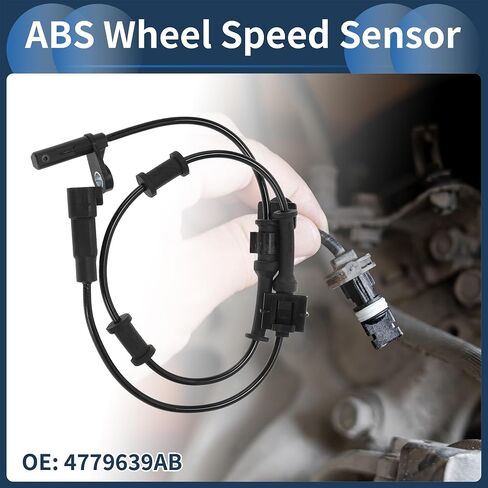 مستشعر سرعة العجلات ABS مستشعر ABS أمامي يسار يمين مستشعر نظام الفرامل المانعة للانغلاق رقم 4779639AB لكرايسلر 300 2011-2014 RWD in Saudi Arabia