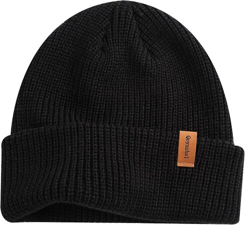 Windproof Warm Beanie Stocking Cap - Winter Ski Thick Skull Cap Cold Cap for Men and Women in Saudi Arabia