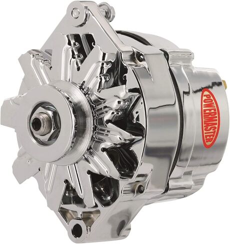 مولدات Powermaster 17102 - PowerMaster Delco Alternator كروم منظم خارجيًا in Saudi Arabia
