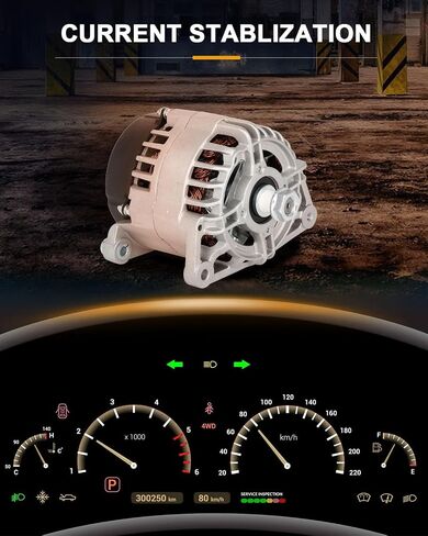 ROADFAR New Alternator Replacement for ASV for Track Loader 1104C.44 for Perkins PT100 2006-2011, for Manitou for Telescopic Handler 1104C.44 for Perkins MLT741-120LSU 2004-2010 in Saudi Arabia