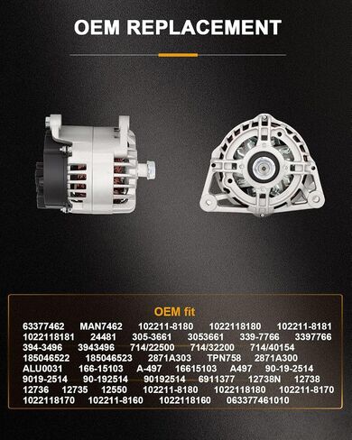 ROADFAR New Alternator Replacement for ASV for Track Loader 1104C.44 for Perkins PT100 2006-2011, for Manitou for Telescopic Handler 1104C.44 for Perkins MLT741-120LSU 2004-2010 in Saudi Arabia