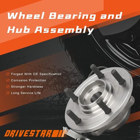 DRIVESTAR 513201 Front Wheel Hub & Bearing Assembly for Chrysler Pacifica 2004 05 06(5 Lug w/ABS) in Saudi Arabia