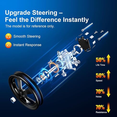 مضخة توجيه كهربائية مع بكرة تناسب Hyundai Elantra 2001 2002 2003 2004 2005، Tiburon 2003-2006 2007 2008 مضخات التوجيه الكهربائية البديلة للسيارات تحل محل 21-5260، 571002D151، 571002D100 in Saudi Arabia