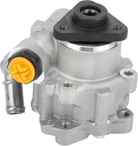 Power Steering Pump, Car Power Assist Pump No.32411093577/32416756582 for BMW 323i 2.5L L6 1998-1999 for BMW 328i 2.8L L6 1996-1999 Aluminum Alloy Silver Tone, 1 Pc in Saudi Arabia