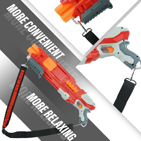 WALWAL Elite Tactical Toy Bullet Bandolier，Adjustable High Capacity Dart Carrier Compatible for Nerf Elite Blasters - Foam Ammunition Game Accessory with Elastic Rope in Saudi Arabia