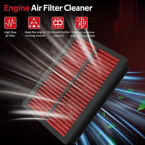 JAVIK Air Filter Air Cleaner Compatible with Yamaha 2006-2017 XV1900/XV1900C/XV1900M/XV1900S Raider Stratolin-er Roadliner OEM# 1D7-14461-00-00 1D7-14461-01-00 in Saudi Arabia