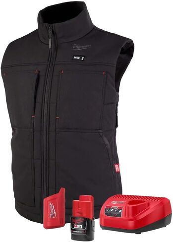 Milwaukee Women's M12 12-Volt Lithium-Ion Cordless Black Heated Vest Kit with Battery and Charger SMALL in Saudi Arabia