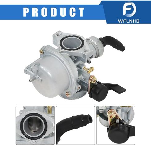 WFLNHB 48mm Carburetor with Air Filter Intake Throttle Cable Include Handle Grip Replacement for Honda CRF70F 2004-2012 XR70R 1998-2003 in Saudi Arabia