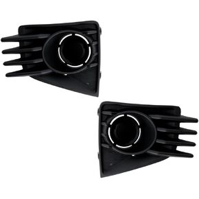 KarParts360 For Mitsubishi Mirage/Mirage G4 2021 2022 2023 2024 Fog Light Covers Driver & Passenger Side Pair Black Edition/Carbonite Edition/ES/LE Textured Black Cover Garnish | MI1038128, MI1039128 in Saudi Arabia