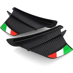Motorcycle Front Wing Spoiler for Suzuki Gsxr 600/750/1000 Vstrom 650 Burgman 400/650 Gsx S750/S1000 Motorcycles Accessories Winglet Aerodynamic Wing Kit (Color : 1) in Saudi Arabia