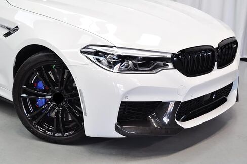 iJDMTOY Dark Smoked Lens Amber Full LED Strip Bumper Reflector Replace Side Marker Light Kit Compatible With 2017-2022 BMW G30 5 Series, Replace OEM Amber Front Reflectors in Saudi Arabia