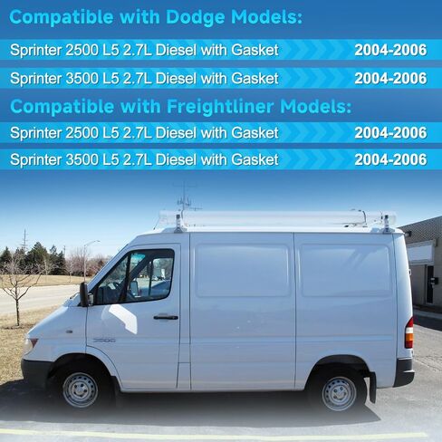 مضخة مياه للمحرك AW6007 5138057AA مع حشية مناسبة لـ 2004-2006 Dodge Sprinter 2500/3500 Freightliner Sprinter 2500/3500، استبدل OE W9700M، 1207220، V3050065، 05138057AA، 6472000101 in Saudi Arabia