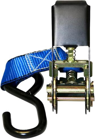 Everest Premium Ratchet Tie Down – 1 PK – 1 IN – 10 FT – 400 LBS Working Load – 1200 LBS Break Strength – Cambuckle Alternative – Cargo Straps Perfect for Moving Appliances, Lawn Equipment and Motorcycles in Saudi Arabia