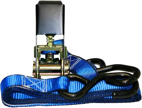 Everest Premium Ratchet Tie Down – 1 PK – 1 IN – 10 FT – 400 LBS Working Load – 1200 LBS Break Strength – Cambuckle Alternative – Cargo Straps Perfect for Moving Appliances, Lawn Equipment and Motorcycles in Saudi Arabia