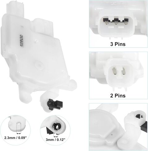 ACROPIX Rear Right Passenger Side Door Latch Lock Actuator Replacement Fit for Honda Odyssey - Pack of 1 White in Saudi Arabia