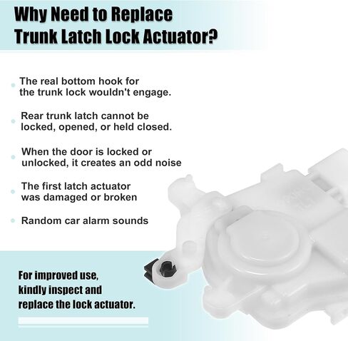 ACROPIX Rear Right Passenger Side Door Latch Lock Actuator Replacement Fit for Honda Odyssey - Pack of 1 White in Saudi Arabia