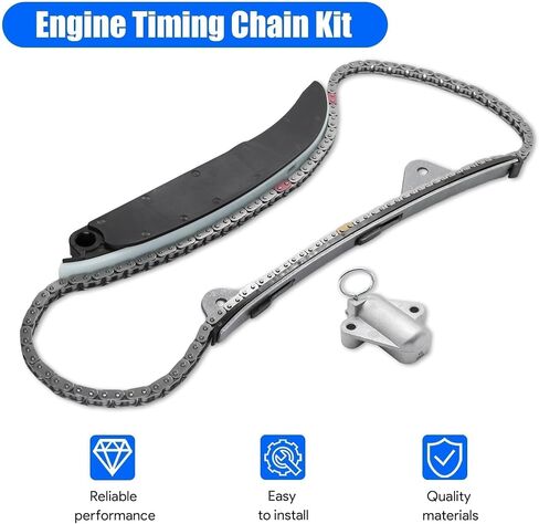 Engine Timing Chain Kit Fit for Hyundai Elantra Tucson 2014-2020 for Kia Forte 2014-2018 for Optima Hybrid 2017-2020 2.0L L4 Automotive Engine Timing Part Sets Replace 24321-2E200 24410-2E000 in Saudi Arabia
