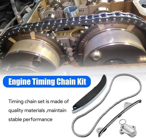 Engine Timing Chain Kit Fit for Hyundai Elantra Tucson 2014-2020 for Kia Forte 2014-2018 for Optima Hybrid 2017-2020 2.0L L4 Automotive Engine Timing Part Sets Replace 24321-2E200 24410-2E000 in Saudi Arabia