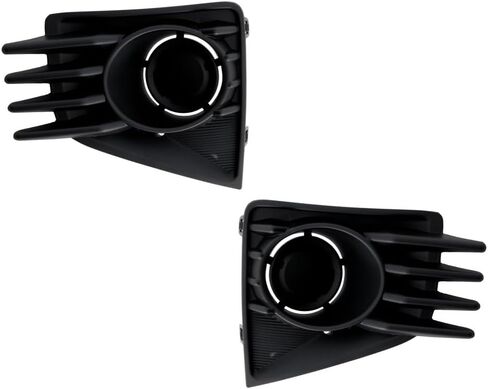 KarParts360 لميتسوبيشي ميراج/ميراج G4 2021 2022 2023 2024 أغطية مصابيح الضباب للسائق والركاب زوج جانبي طبعة سوداء/طبعة كربونيت/ES/LE غطاء أسود مزخرف | MI1038128، MI1039128 in Saudi Arabia
