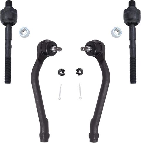 Detroit Axle - Front 4pc Tie Rods for Hyundai Elantra Forte Koup Forte5, 4 Inner & Outer Tie Rod Ends Replacement in Saudi Arabia