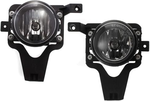 For 2005-2007 Ford Focus Pair Fog Lights Driver and Passenger Side FO2592218 FO2593218 | replaces 4S4Z 15200 AB 4S4Z 15200 AA in Saudi Arabia