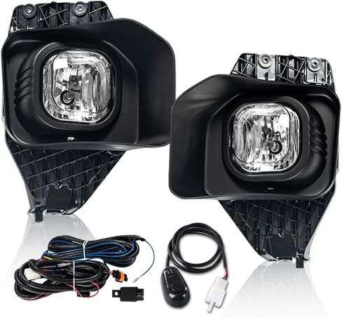 PIT66 Front Bumper Fog Light Compatible with Ford F250 F350 F450 F550 Super Duty 2011-2016 Fog Lamps with Harness Clear Lens FO2592230 in Saudi Arabia