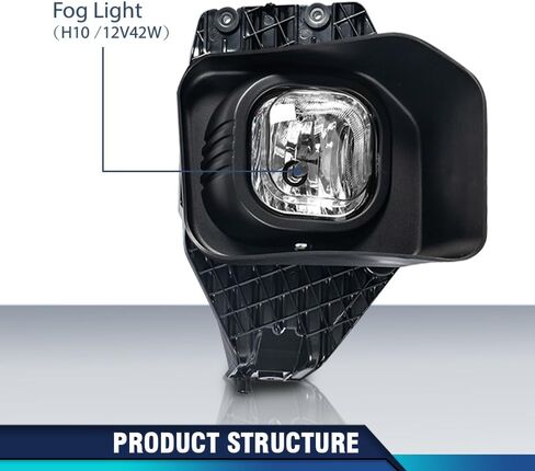 PIT66 Front Bumper Fog Light Compatible with Ford F250 F350 F450 F550 Super Duty 2011-2016 Fog Lamps with Harness Clear Lens FO2592230 in Saudi Arabia