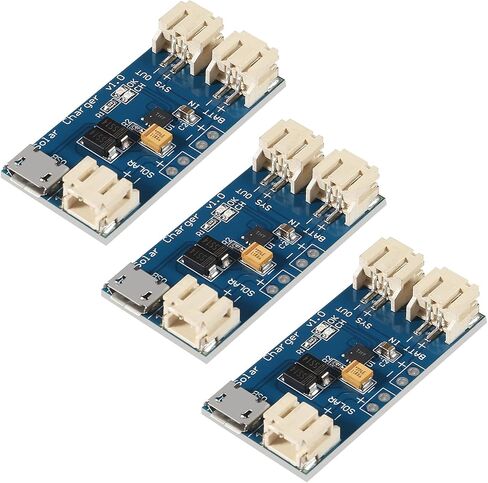 CN3065 لوحة شاحن ليبو بالطاقة الشمسية الصغيرة، رقاقة شحن بطارية الليثيوم، مايكرو USB، مجموعة تطبيق خارجية ذاتية الصنع، وحدة لوحة شحن (6 قطع) in Kuwait