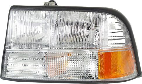 Garage-Pro Headlights Assembly Driver Passenger for GMC Sonoma 1998-2004 Halogen with Bulbs Fits SL, SLE & SLS, Without Fog Lights Replaces #16526227, 16526228 in Saudi Arabia