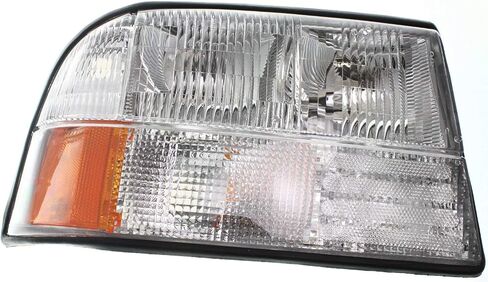 Garage-Pro Headlights Assembly Driver Passenger for GMC Sonoma 1998-2004 Halogen with Bulbs Fits SL, SLE & SLS, Without Fog Lights Replaces #16526227, 16526228 in Saudi Arabia